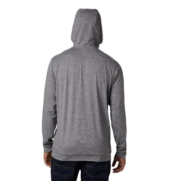 Columbia Tech Trail Hoodies Grey For Men's NZ34807 New Zealand